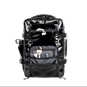 Calpak Terra 26L Laptop Backpack Duffel - black/obsidian